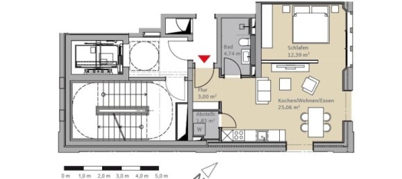 1 Schlafzimmer Wohnung in Ostholstein, Germany, Nr. 46299 5