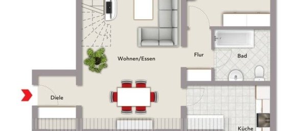 3-Zimmer Doppelhaus in Ansbach, Germany, Nr. 279104 15
