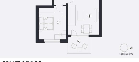 2 rooms Apartment in Saalekreis, Germany No. 100605 17