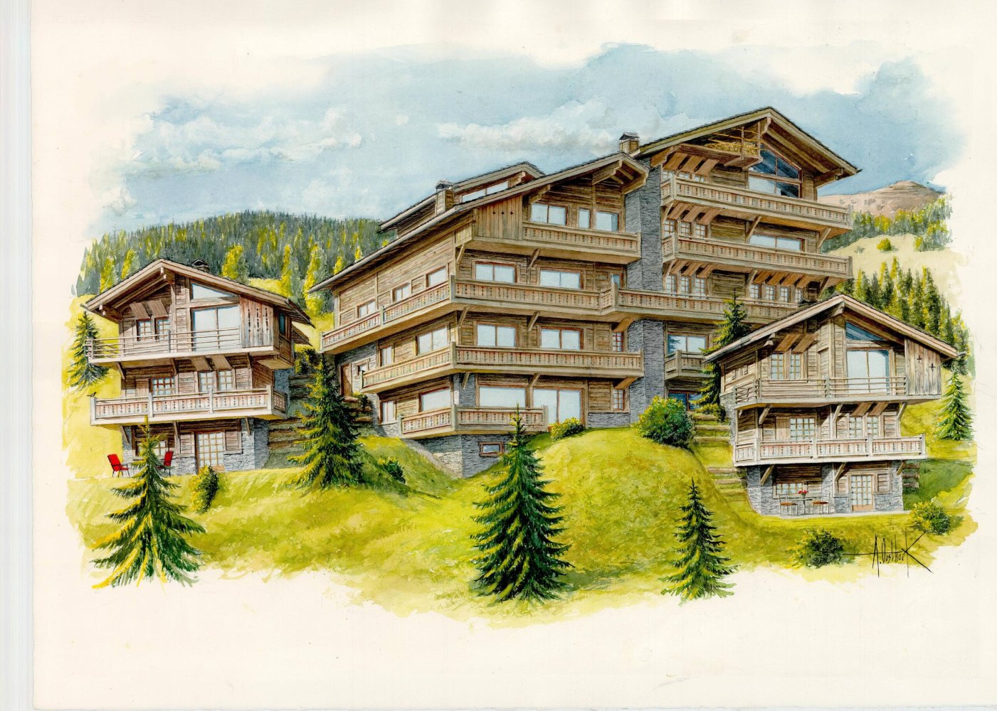 3 bedrooms Condo in Anniviers, Switzerland No. 101