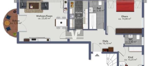 2 bedrooms Apartment in Mannheim, Germany No. 69662 2