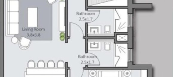 Кондоминиум  с 2 спальнями в Красное Море, Египет № 2198 2