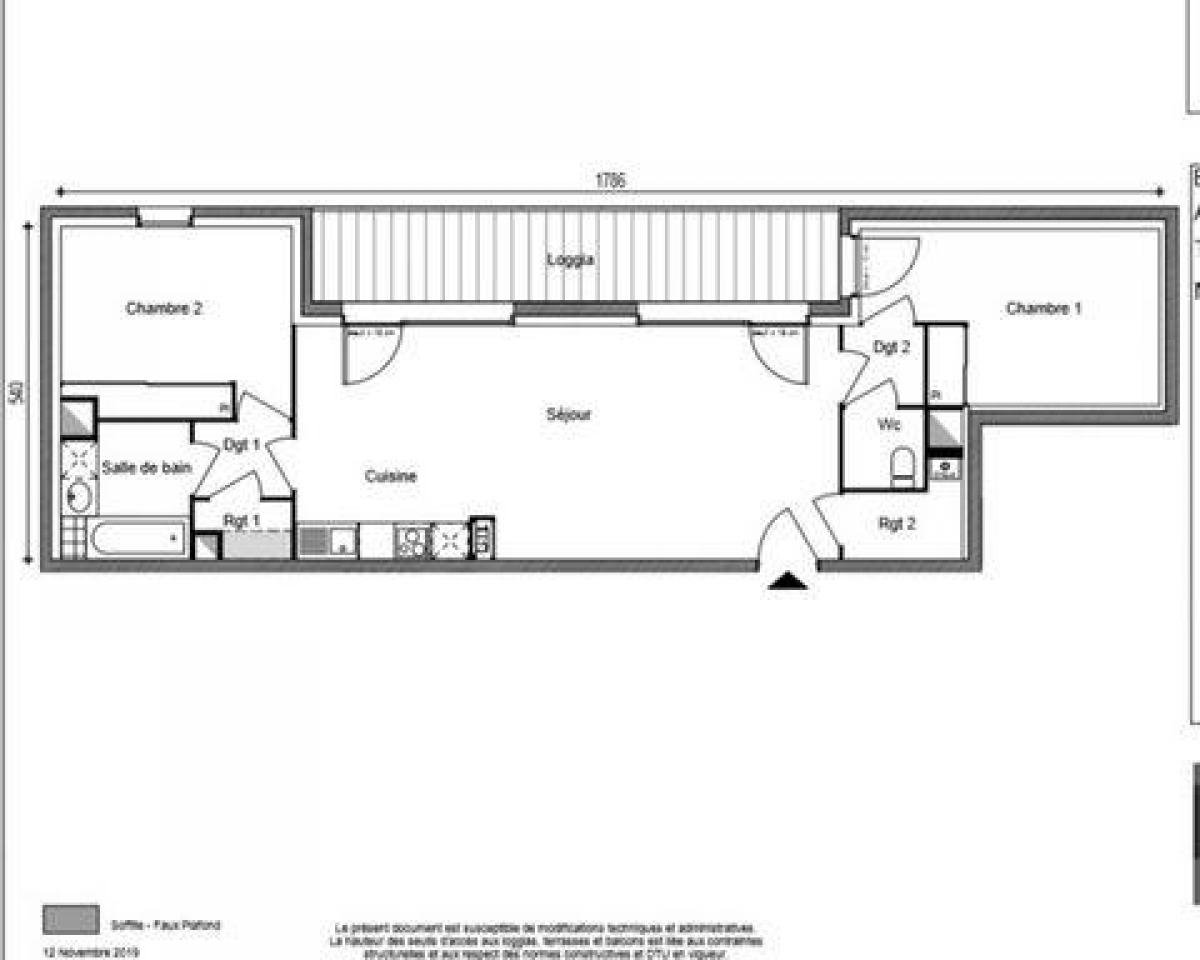 Condominio de 2 dormitorios en Thyez, France No. 37601