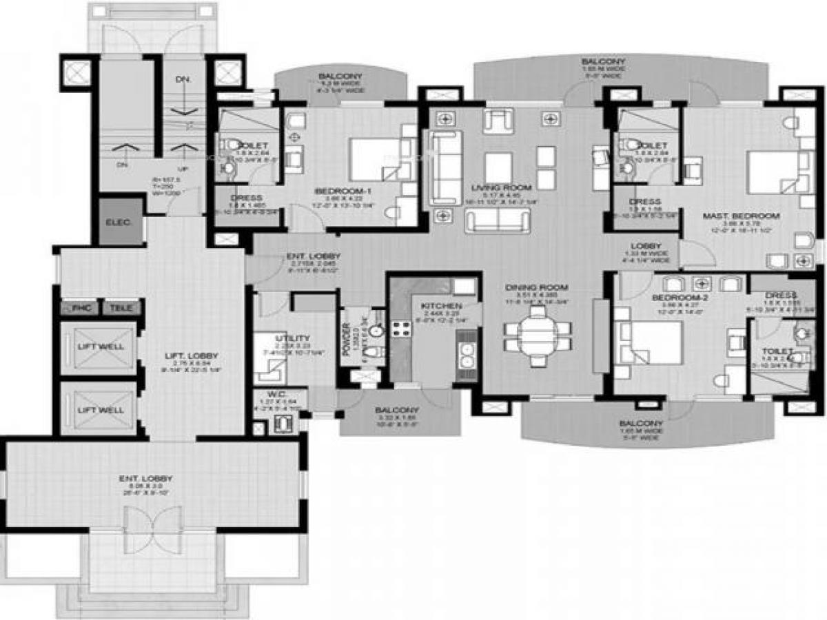 3 bedrooms House in Gurgaon, India No. 16308