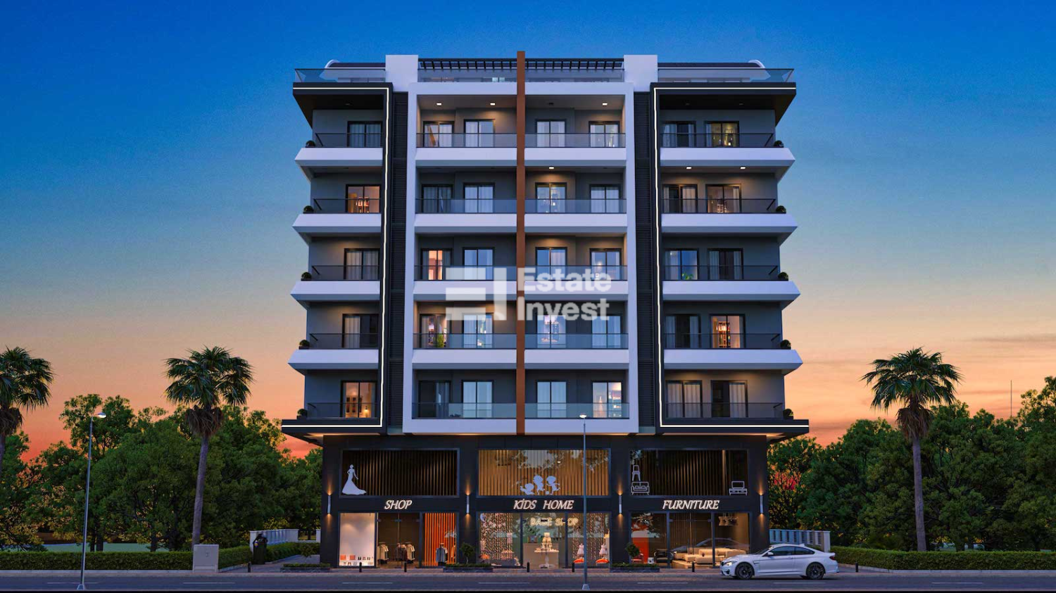 Apartamento de 2+1 en Alanya, Turkey No. 26508