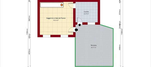 Apartamento T4 em Genoa, Italy N.º 329845 7