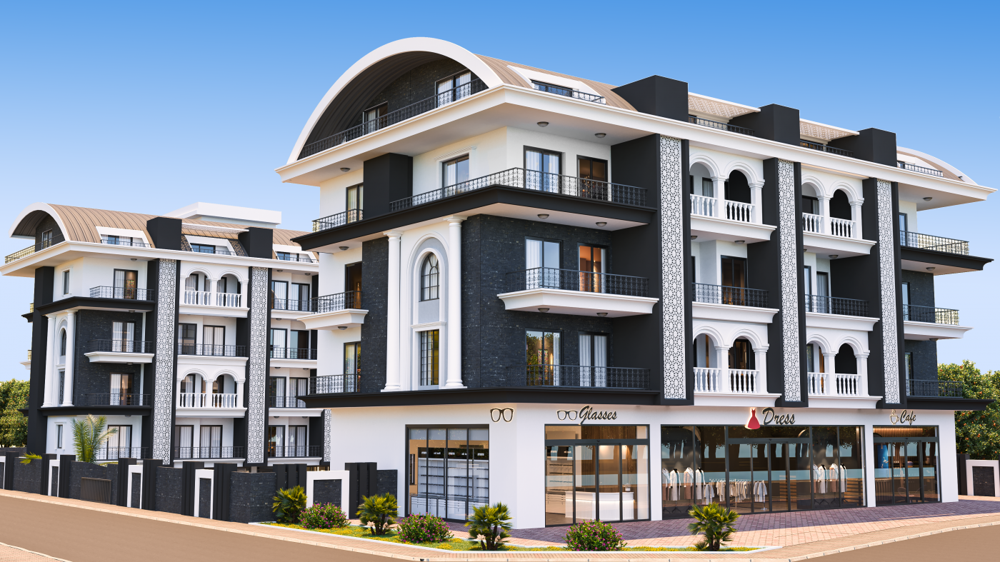 Apartment 1+1 in Oba, Turkey No. 3378