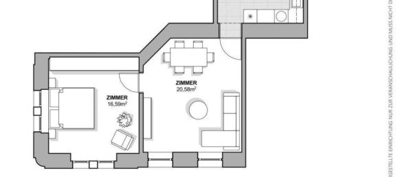 2غرفة شقة في Brigittenau, Austria رقم 24807 5