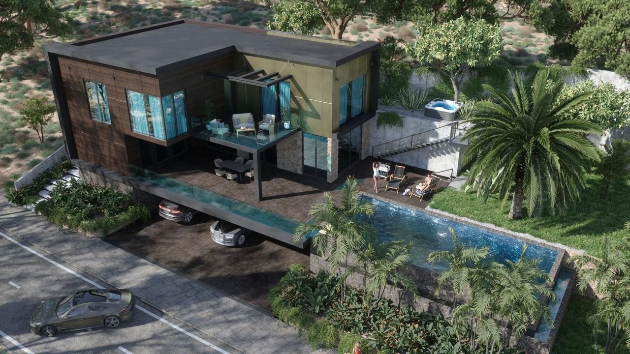 Villa T5 em Agios Tychonas, Cyprus N.º 35401