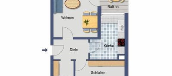 2 rooms Apartment in Bonn, Germany No. 8901 3