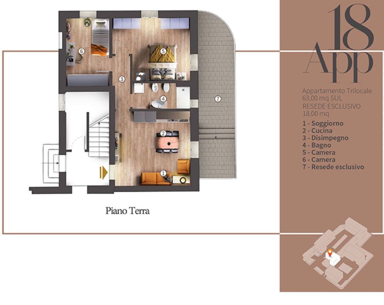 3-salle Maison à Campi Bisenzio, Italy No. 9879