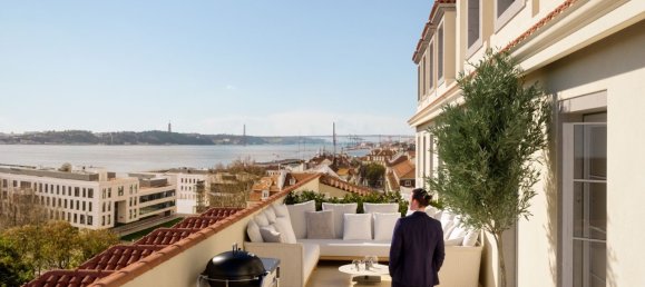 Дуплекс с 3 спальнями в Лиссабон, Португалия № 106936 3