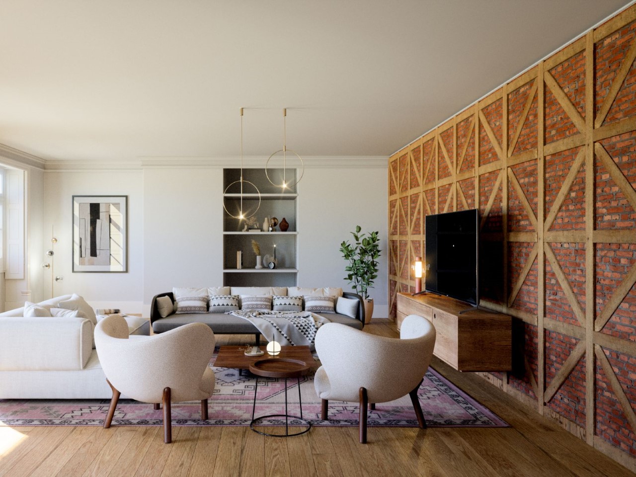 Дуплекс с 3 спальнями в Лиссабон, Португалия № 106936