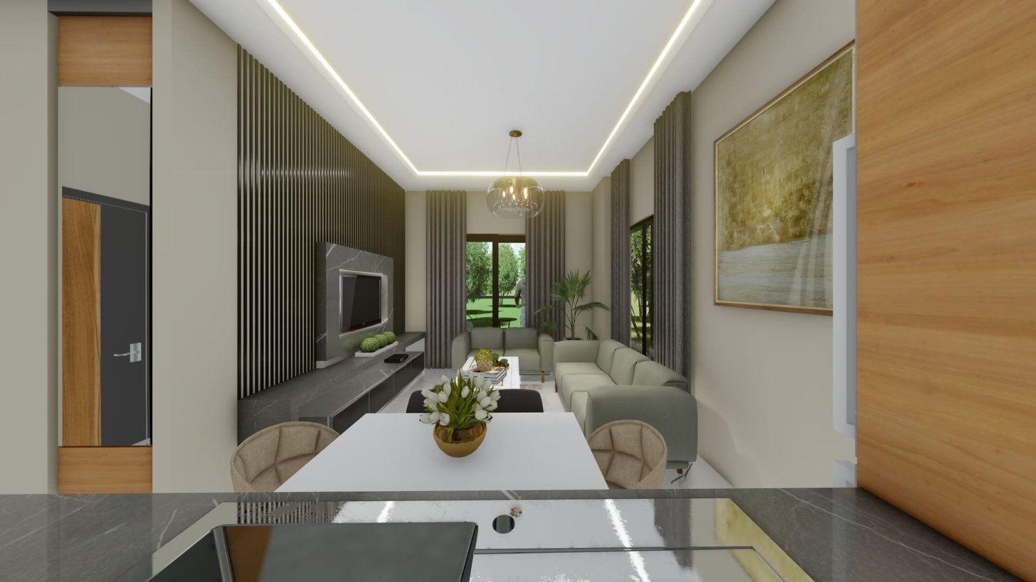 Wohnung 4+1 in Mahmutlar, Turkey, Nr. 38087