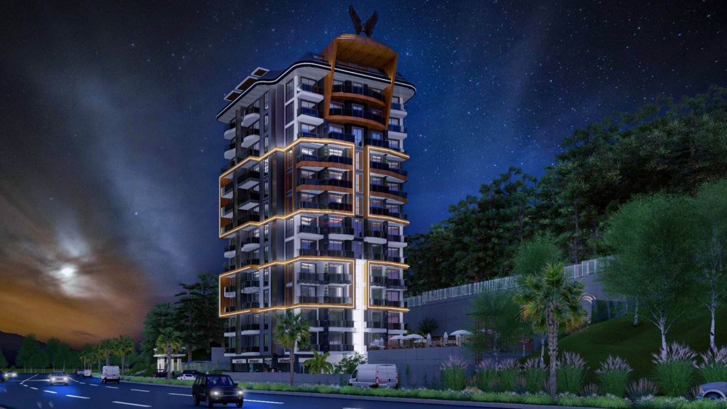 شقة 1+1 في Alanya, Turkey رقم 47175