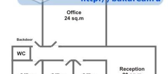 Escritório de 5 divisões em Khatay, Azerbaijan N.º 1067 10