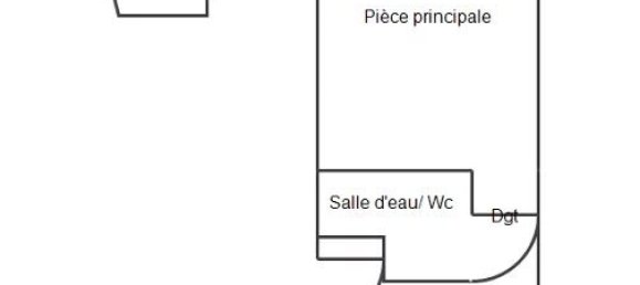 Studio in Paris, France No. 128582 6