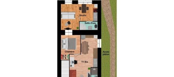 Apartamento de 2 dormitorios en Poitiers, France No. 313243 10