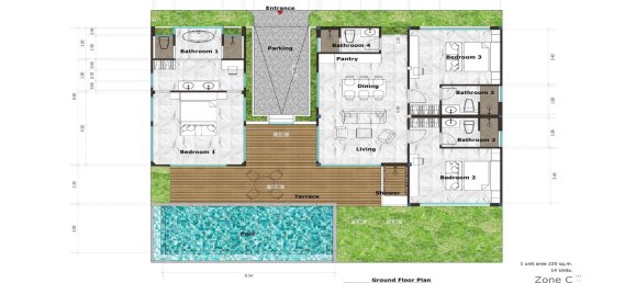 3 غرف نوم فيلا في Utopia Maikhao, Phuket, Thailand رقم 29498 21