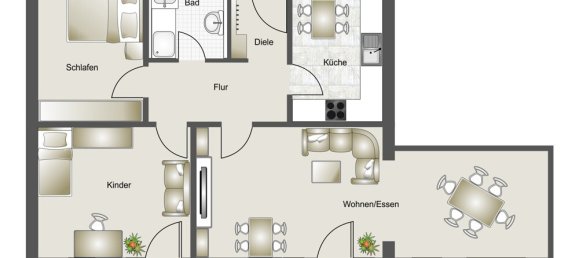 Apartamento de 3 habitaciónes en Roth, Germany No. 180793 11