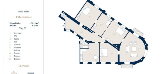 5غرفة شقة في Mariahilf, Austria رقم 236490 20