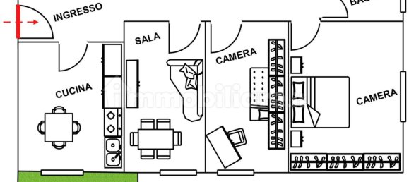 2 chambres Appartement à Genoa, Italy No. 329899 15