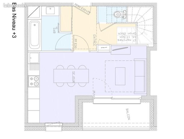 Apartamento de 2 dormitorios en Beaufort, France No. 301353