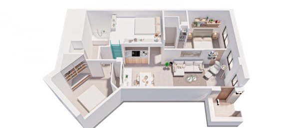 2 Schlafzimmer Wohnung in Alicante, Spain, Nr. 174608 2