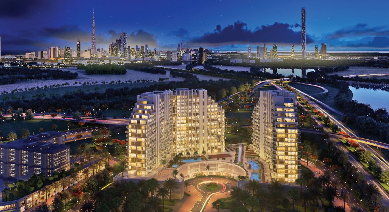 Квартира с 2 спальнями в CREEK VIEWS II, Al Jaddaf, ОАЭ № 60433