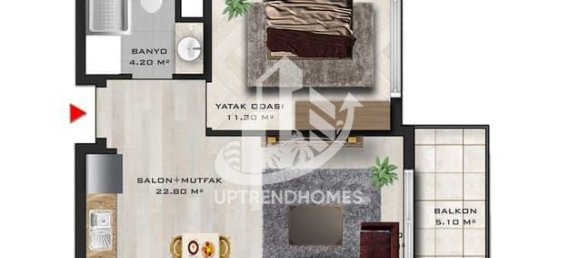 Studio in Antalya, Turkey, Nr. 5462 29