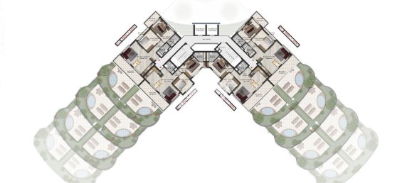 Studio in Antalya, Turkey, Nr. 5462 25