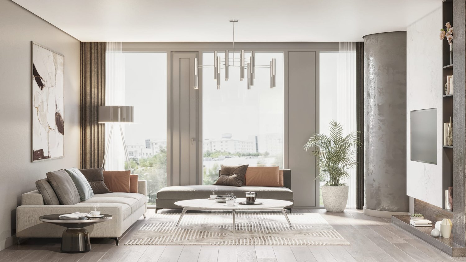 Квартира 3+1 в Ferko Line Residence, Кягытхане, Турция № 35726