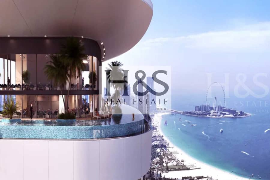 Квартира с 4 спальнями в Dubai Harbour, ОАЭ № 103667