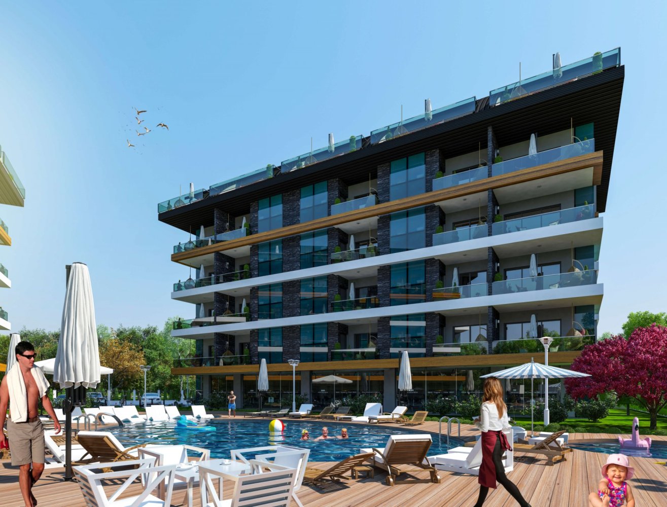 Apartamento de 1+1 en Alanya, Turkey No. 41722