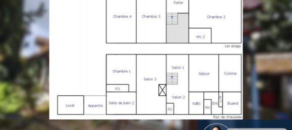 3 Schlafzimmer Haus in Montoire-sur-le-Loir, France, Nr. 334000 2