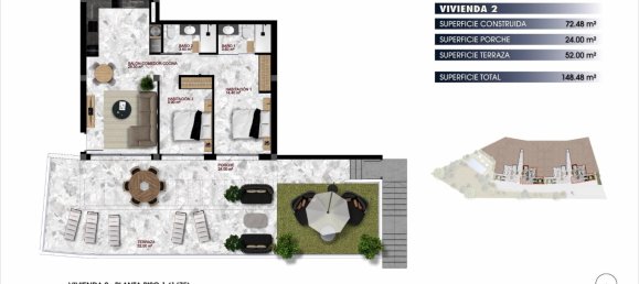 Apartamento T2 em Finestrat, Spain N.º 10778 8