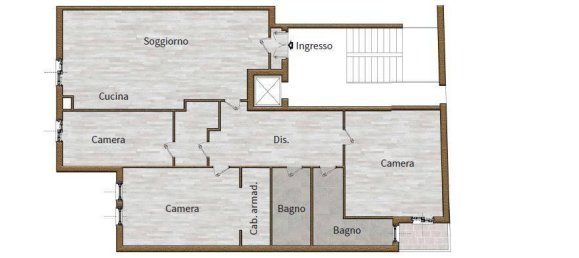 4 rooms Apartment in Bergamo, Italy No. 36109 18