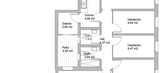 Apartamento de 4 dormitorios en Gràcia, Spain No. 86095 32