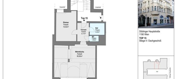 2-Zimmer Wohnung in Döbling, Austria, Nr. 69603 8