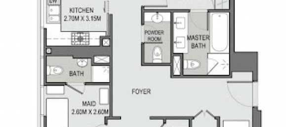 3 bedrooms Apartment in BELLEVUE TOWERS, Dubai, UAE No. 60489 11