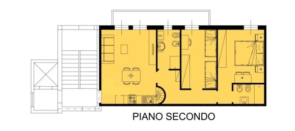 4 rooms Penthouse in Lentate sul Seveso, Italy No. 3844 15