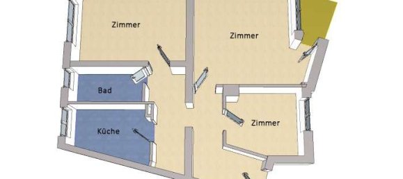 3-salle Appartement à Lankwitz, Germany No. 278388 10