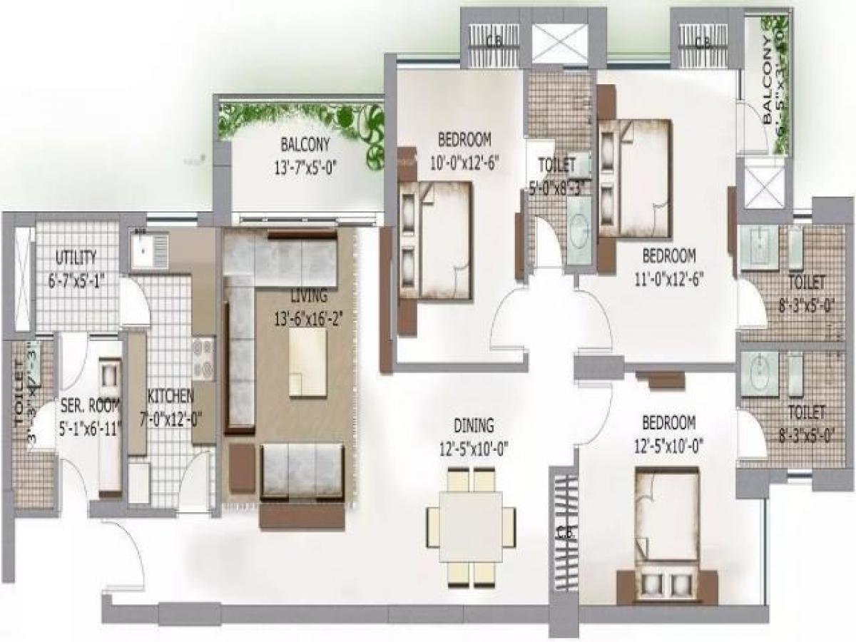 3 chambres Maison à Noida, India No. 14167