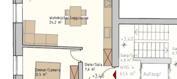 3 rooms Apartment in Trentino-Alto Adige, Italy No. 234972 33