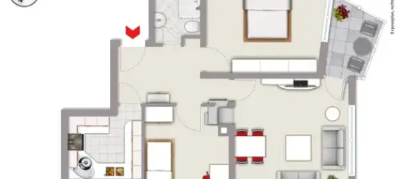 3-Zimmer Wohnung in Esslingen, Germany, Nr. 288881 3