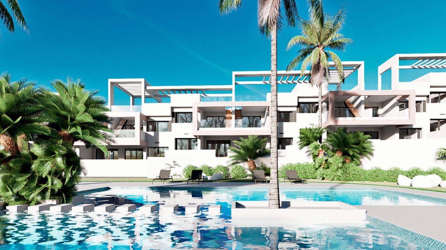 Бунгало с 3 спальнями в Mirador Hills Resort, Финестрат, Испания № 15644