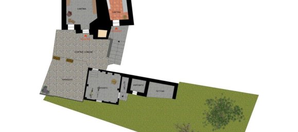 Дом с 3 комнатами в Пероза Арджентина, Италия № 187987 35