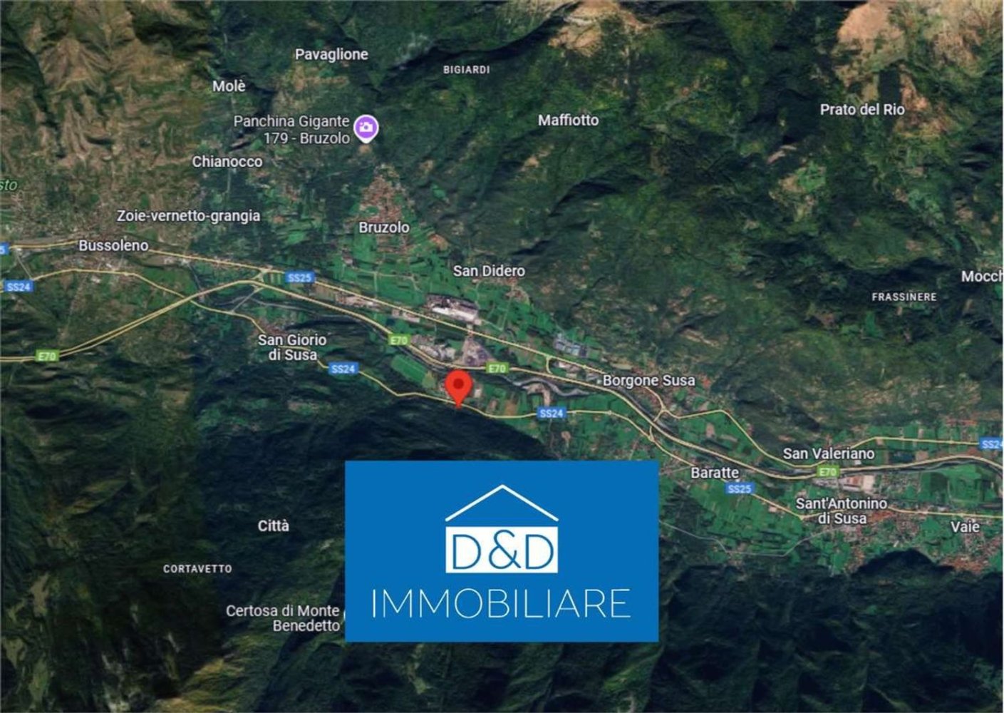 883m² Warehouse in San Giorio di Susa, Italy No. 180853