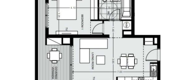 1 Schlafzimmer Wohnung in Germasogeia, Cyprus, Nr. 14996 3