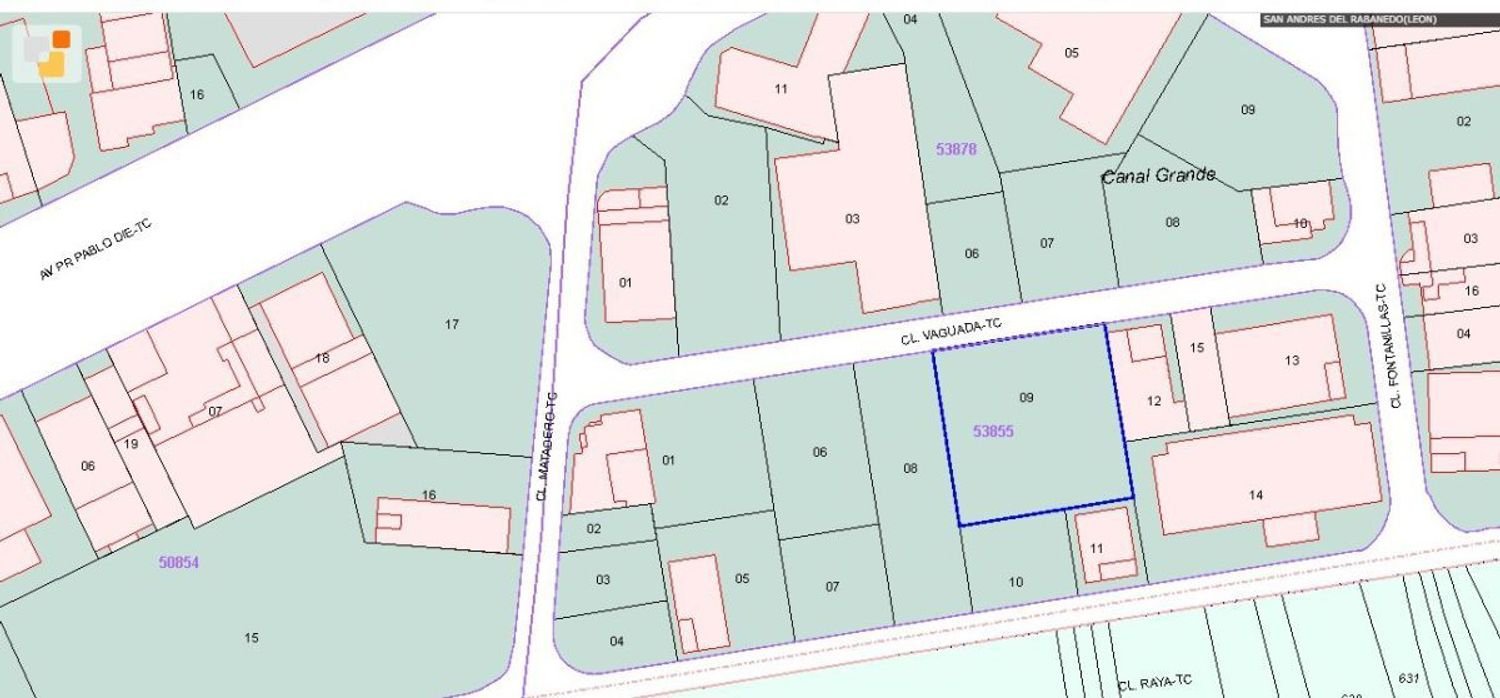 4458m² Land in San Andres del Rabanedo, Spain No. 103967